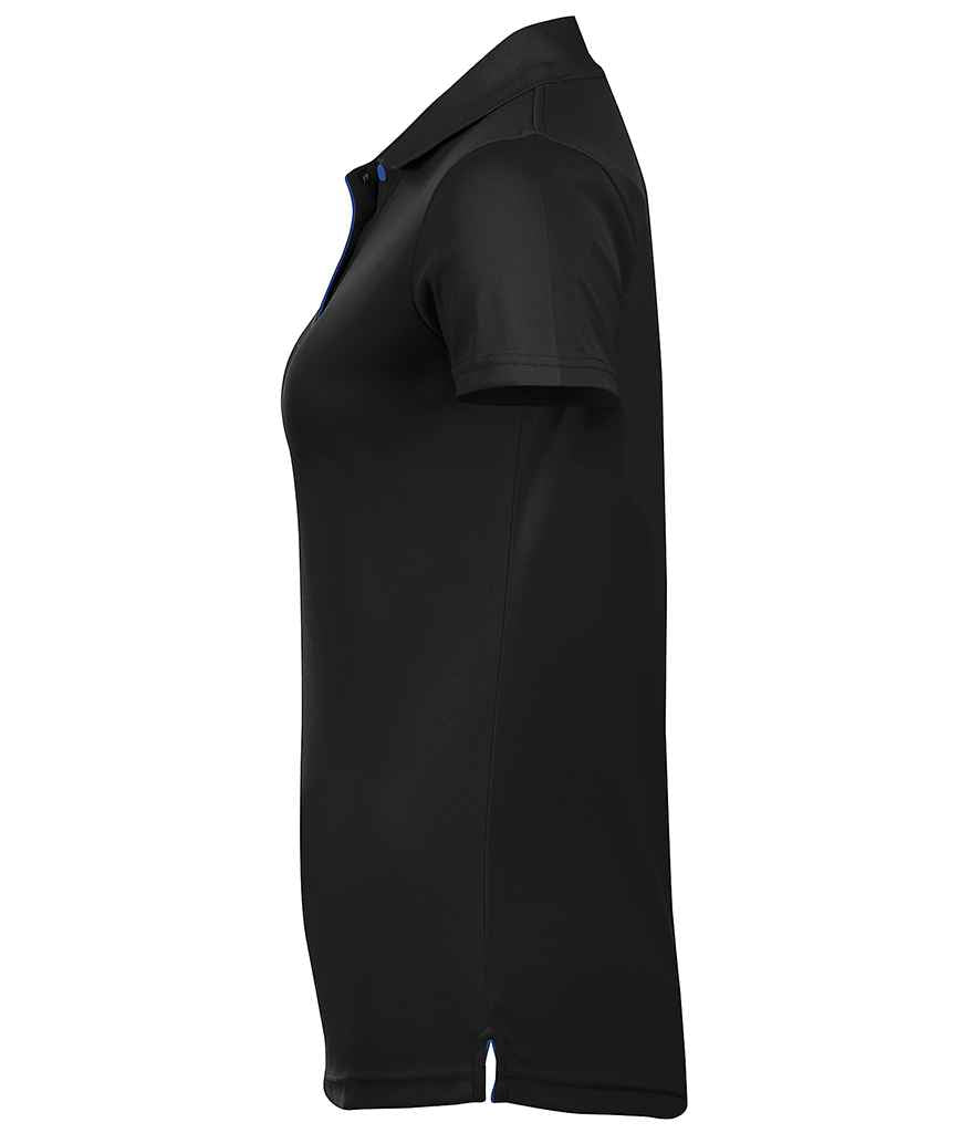 SOL'S Ladies Performer Piqué Polo Shirt in Black, side view