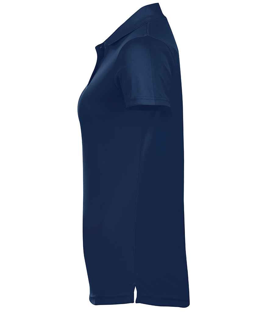 SOL'S Ladies Performer Piqué Polo Shirt in French Navy, side view