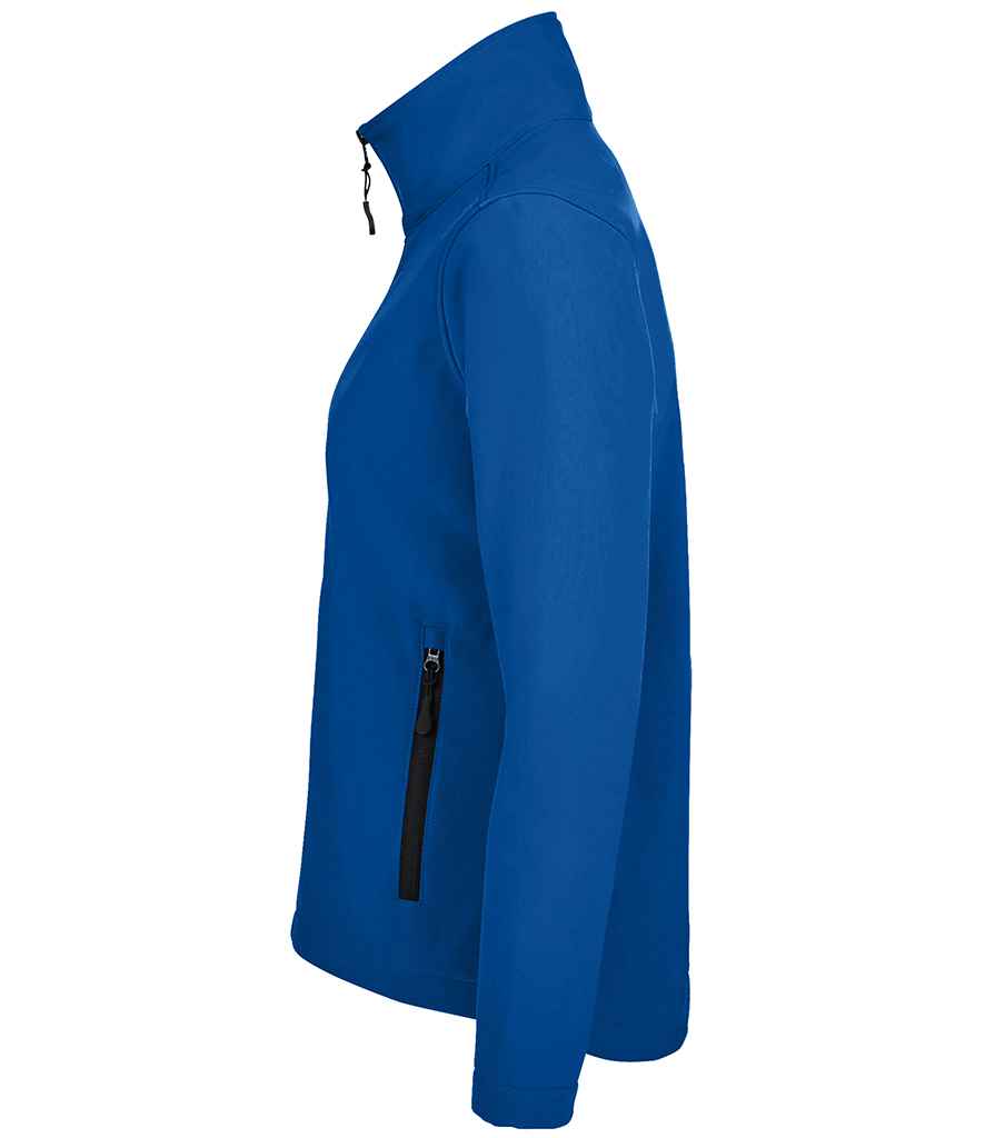 SOL'S Ladies Race Soft Shell Jacket in Royal Blue, side view