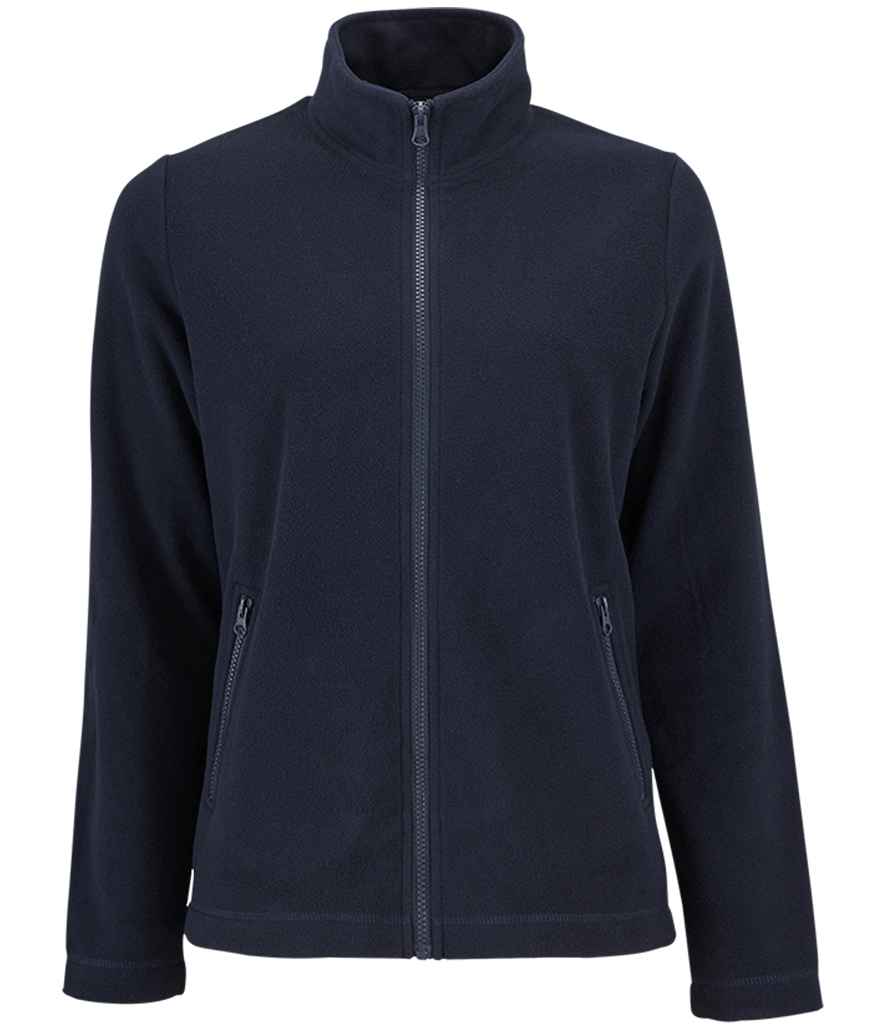 SOL'S Ladies Norman Fleece Jacket in Navy, front view