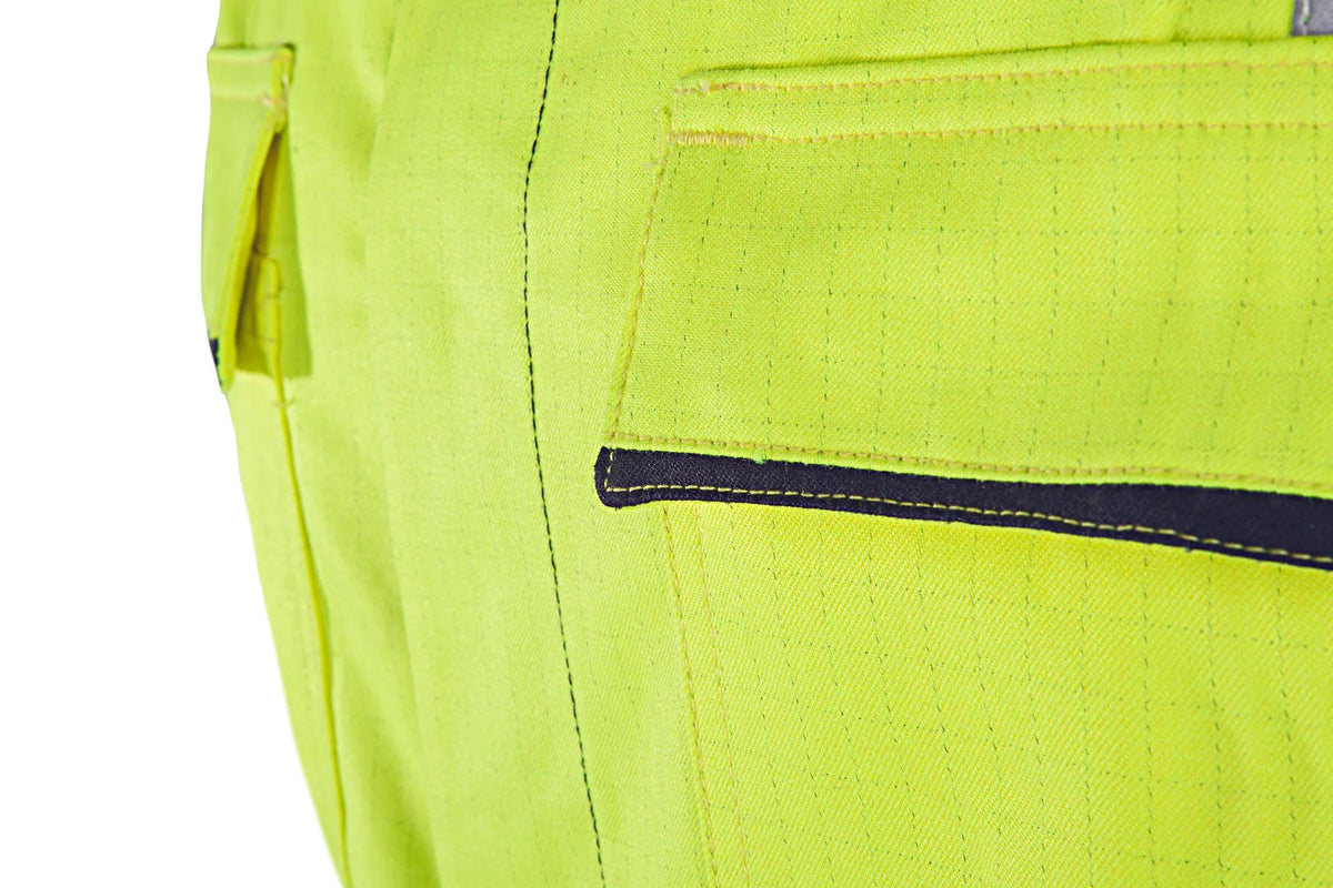Sioen PRO Reggio in High-vis yellow/Navy blue
