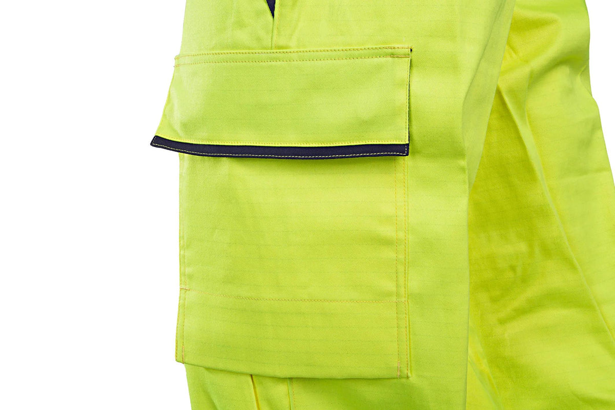Sioen PRO Matour in High-vis yellow/Navy blue