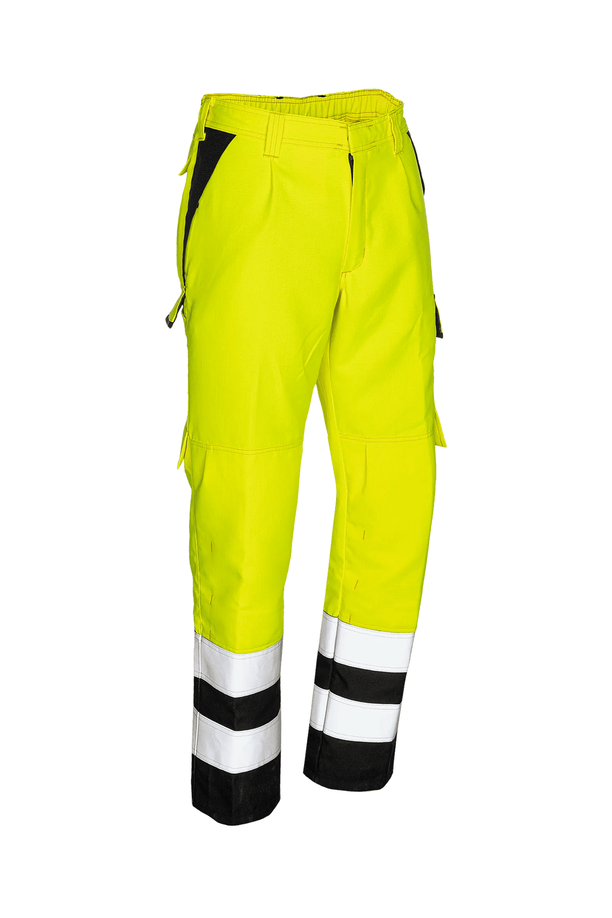 Sioen PRO Matour in High-vis yellow/Navy blue, side view