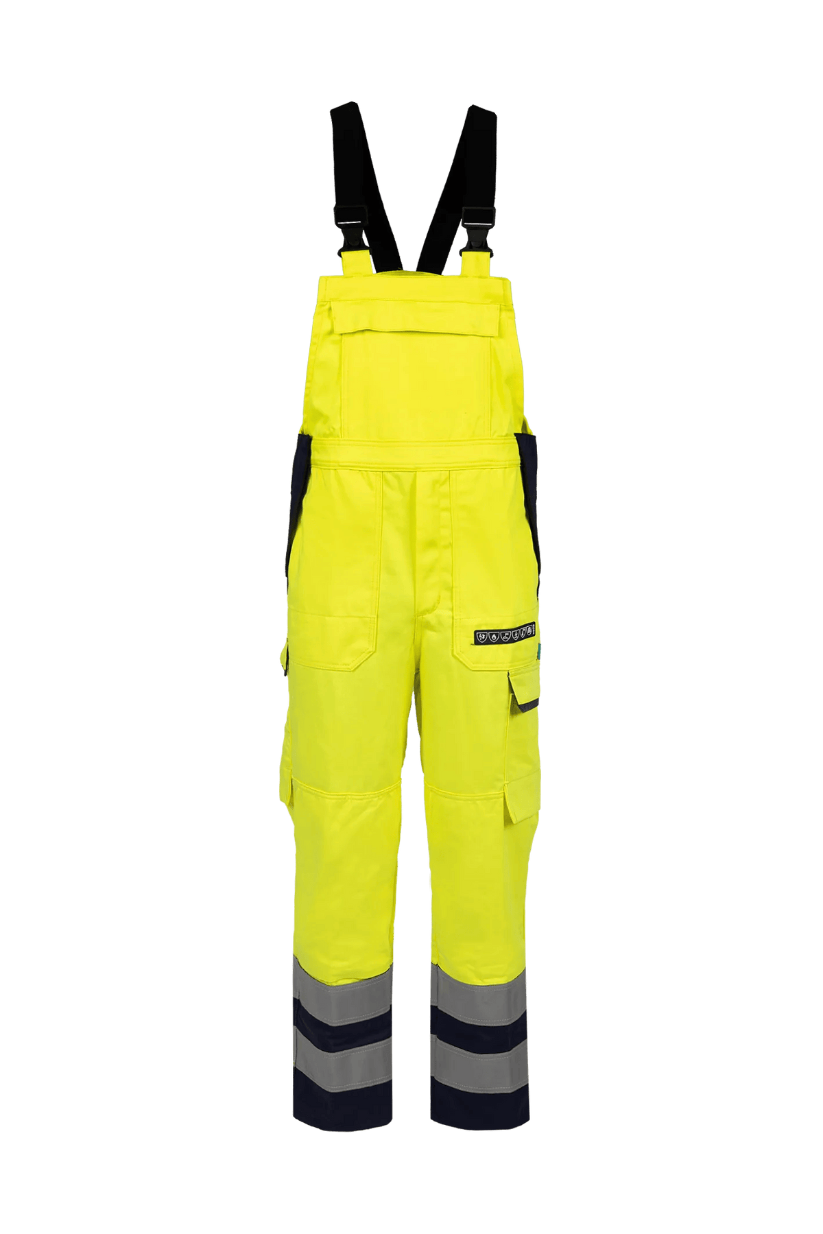 Sioen PRO Ambier in High-vis yellow/Navy blue, front view