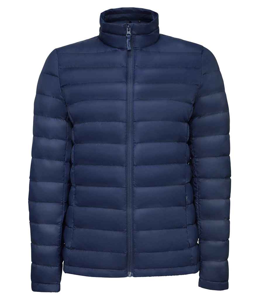 SOL'S Ladies Wilson Lightweight Padded Jacket in French Navy, front view