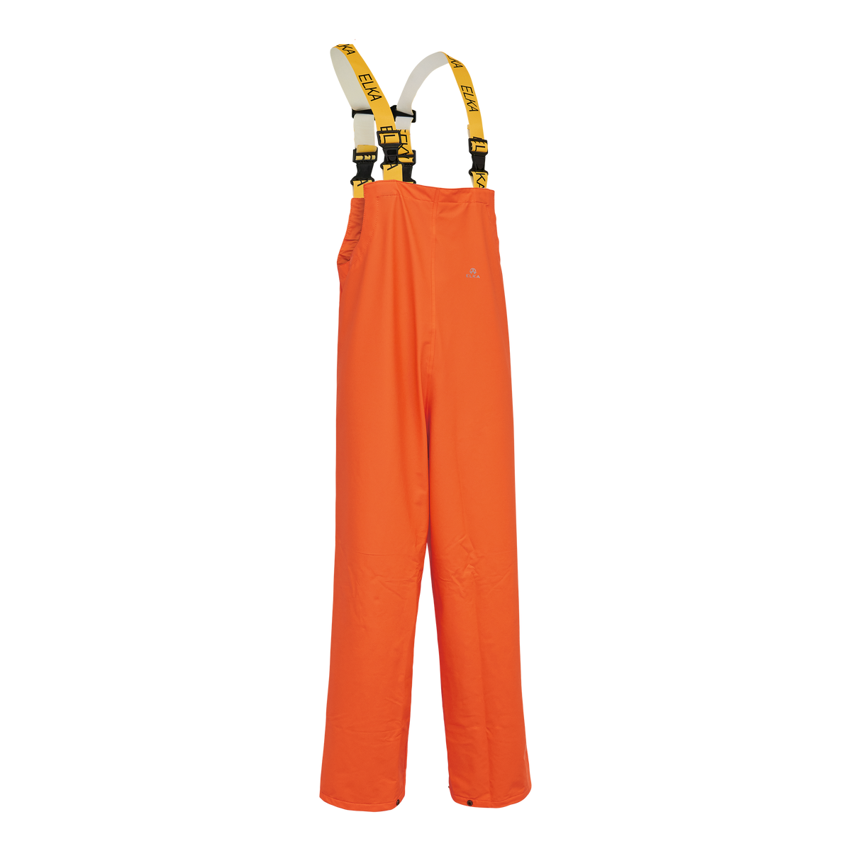 ELKA Rainwear Dry Zone PU Bib & Brace in Orange