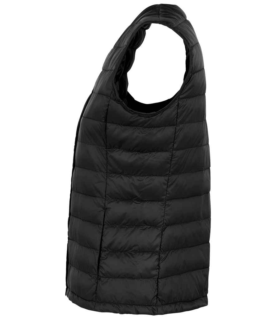 NEOBLU Ladies Arthur Lightweight Bodywarmer in Deep Black, side view