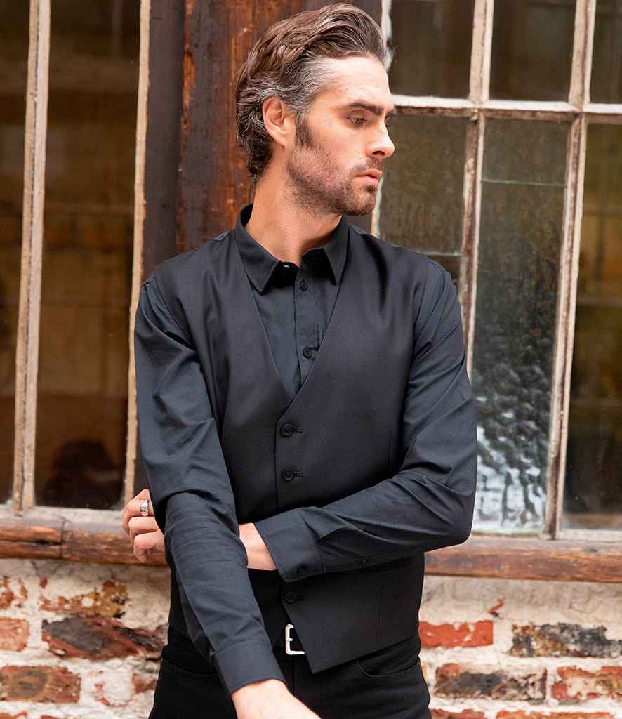 NEOBLU Blaise Long Sleeve Shirt in Deep Black