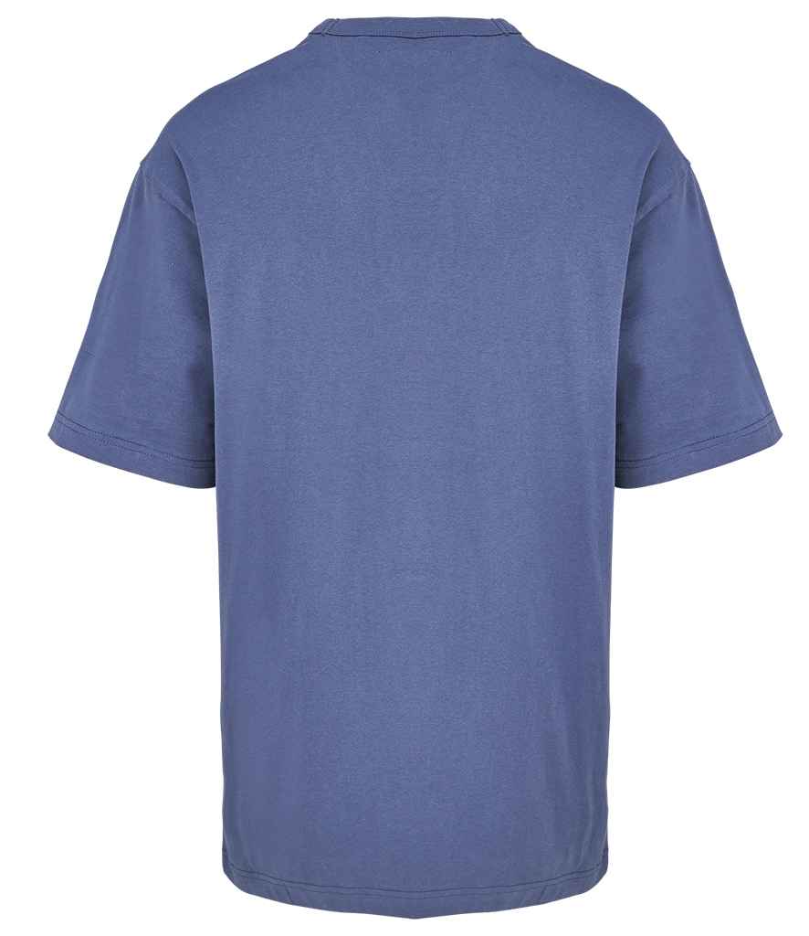 SOL'S Boxy Oversized Organic T-Shirt in Denim, back view