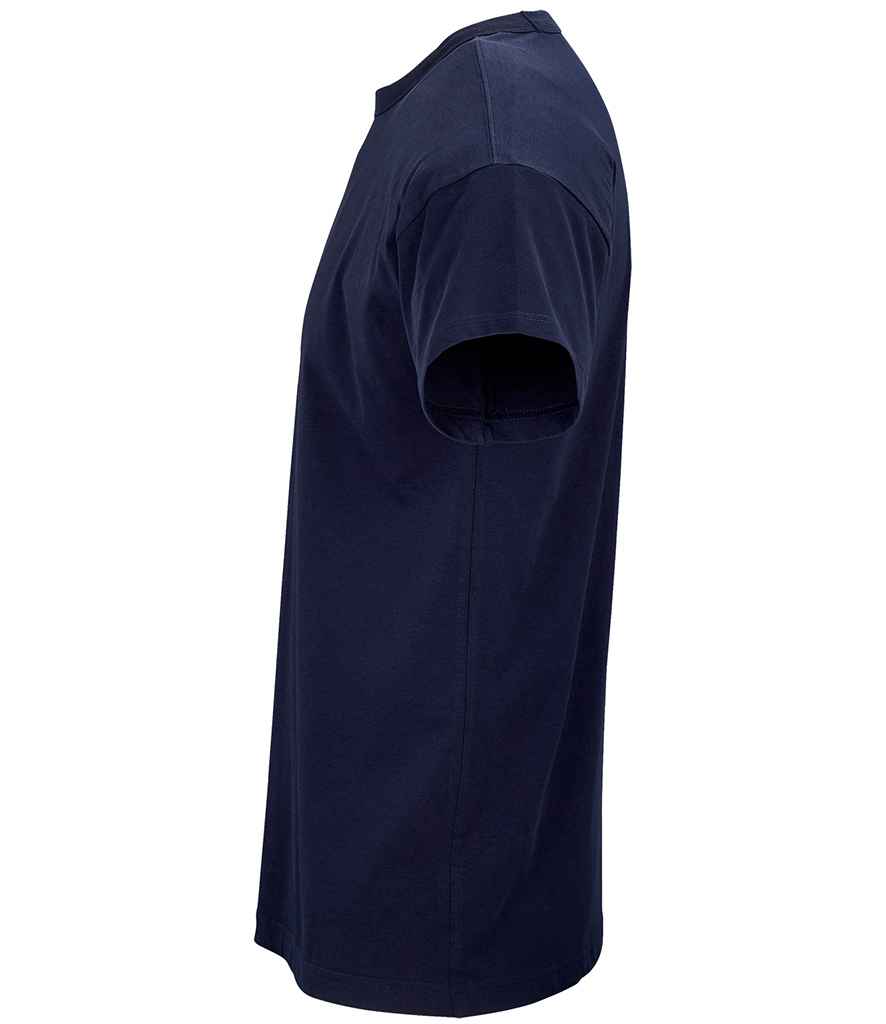 SOL'S Boxy Oversized Organic T-Shirt in French Navy, side view