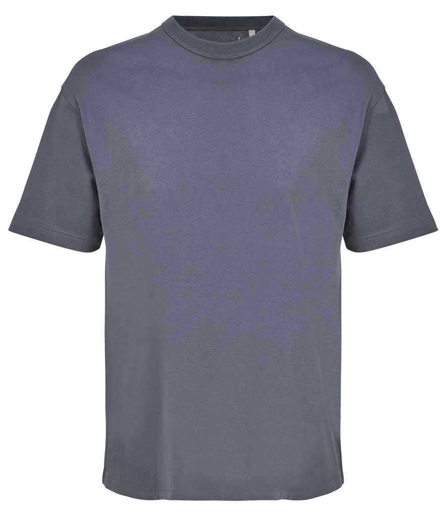 SOL'S Boxy Oversized Organic T-Shirt in Mouse Grey, front view