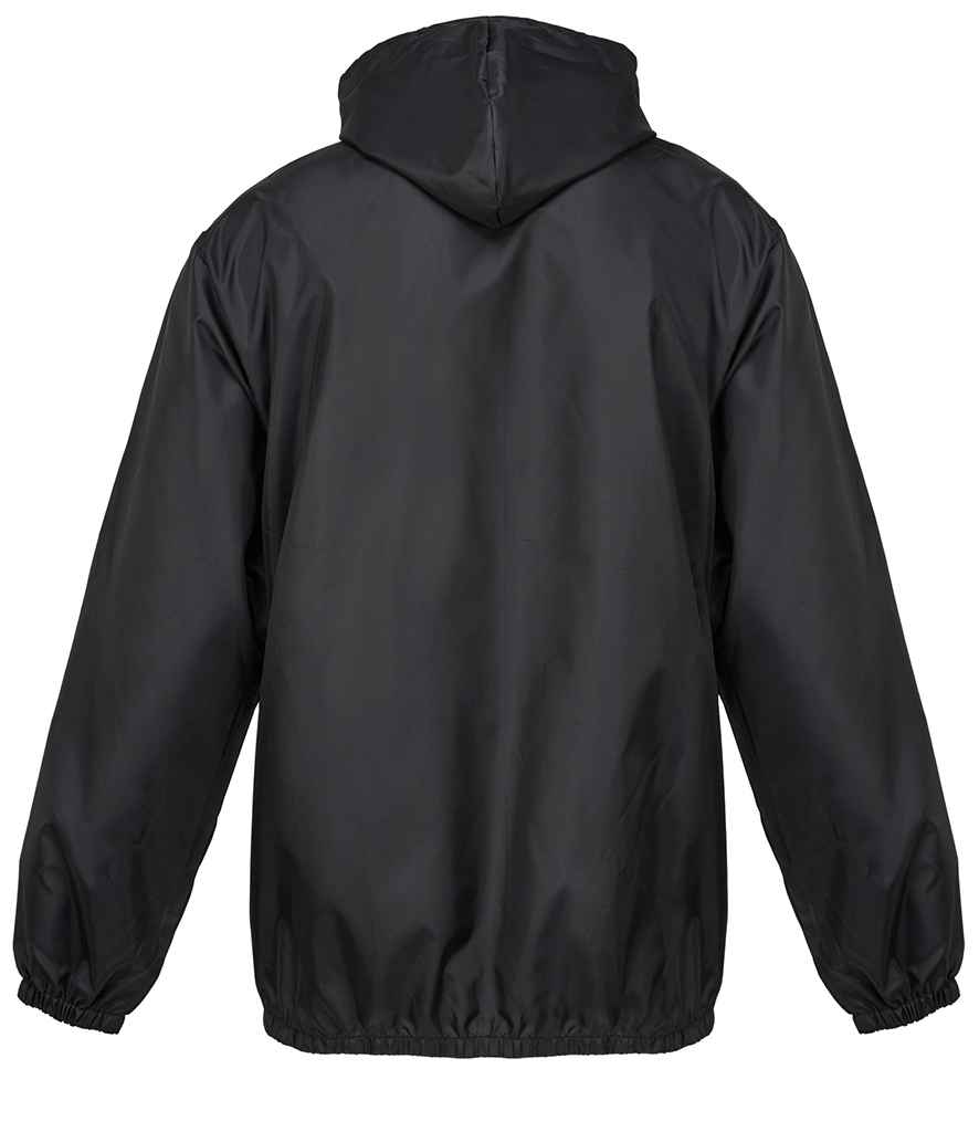 SOL'S Shield Unisex Windbreaker Jacket in Black, back view