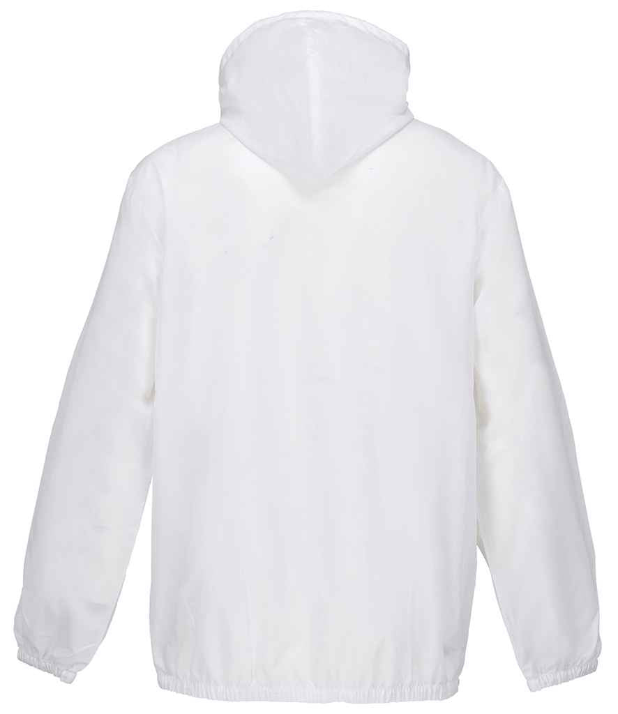 SOL'S Shield Unisex Windbreaker Jacket in White, back view