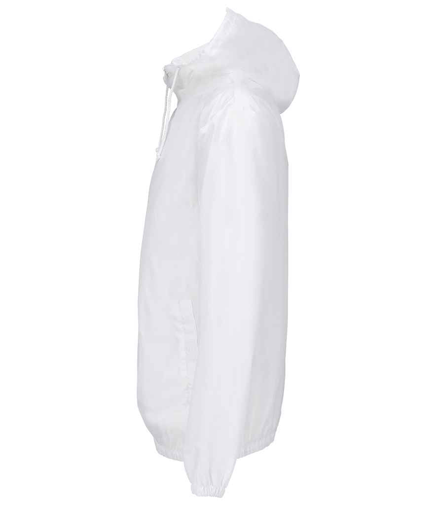 SOL'S Shield Unisex Windbreaker Jacket in White, side view