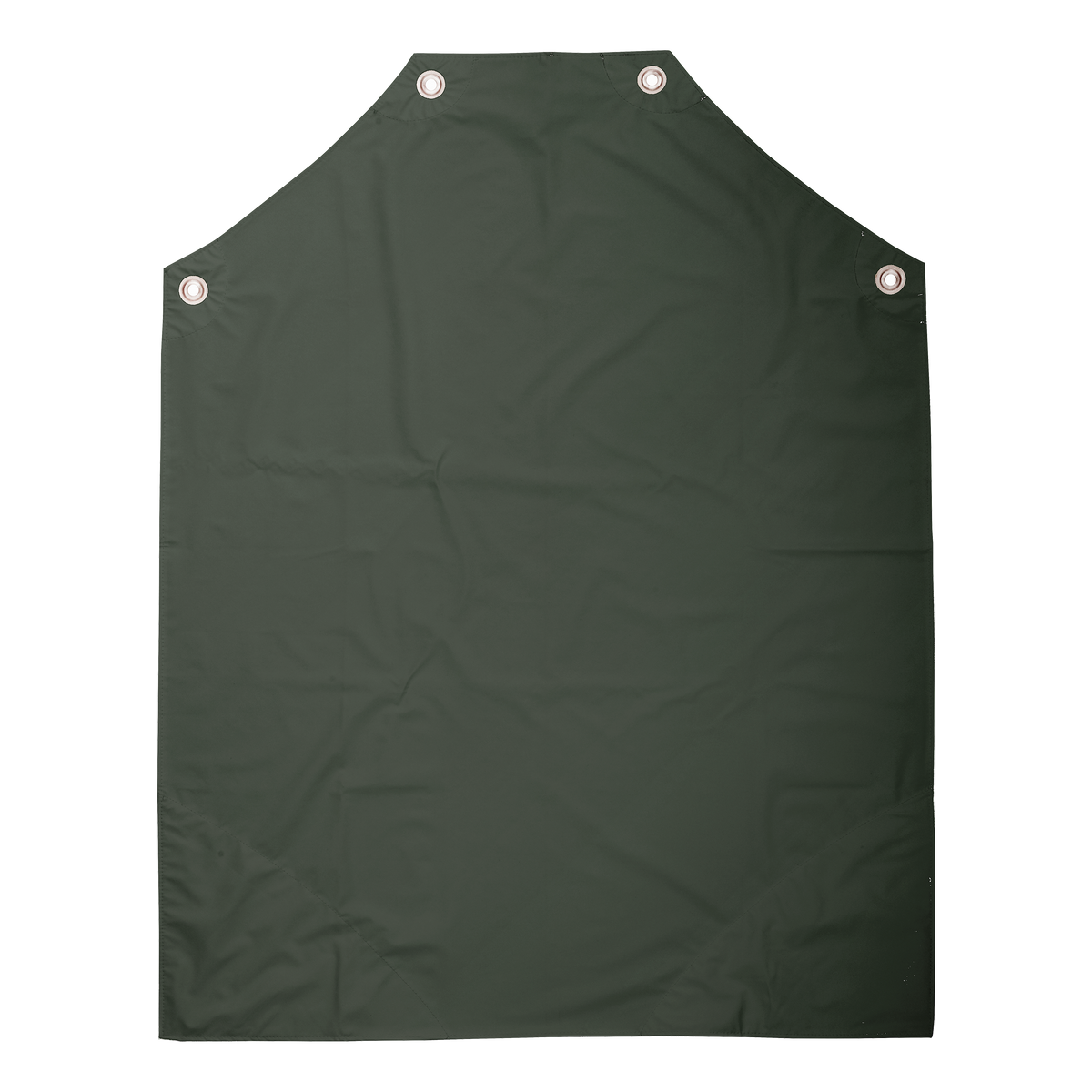 ELKA Rainwear ELKA PRO Apron w/loops for braces in Olive, front view