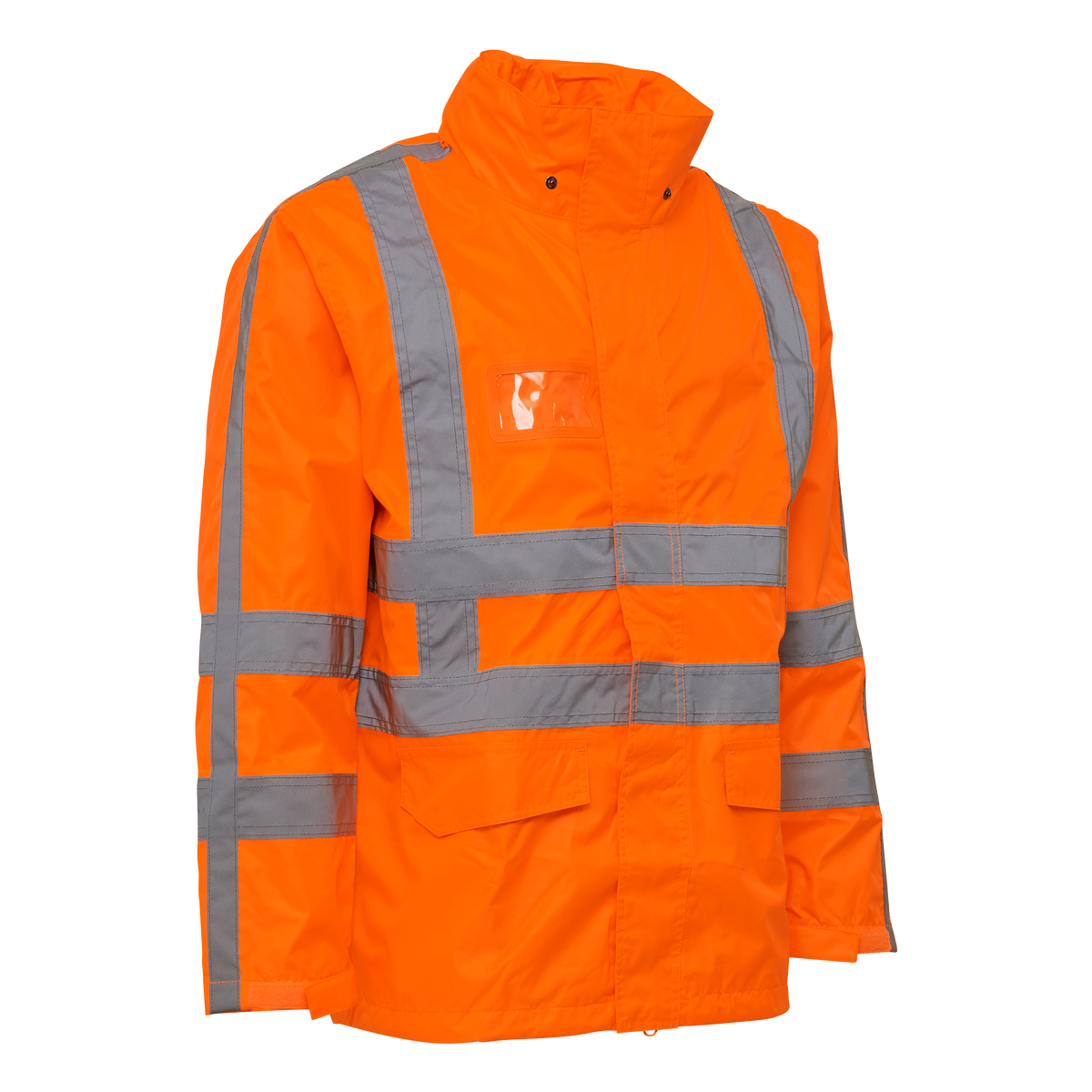 ELKA Rainwear Visible Xtreme rain jacket in Fl. Orange, front view