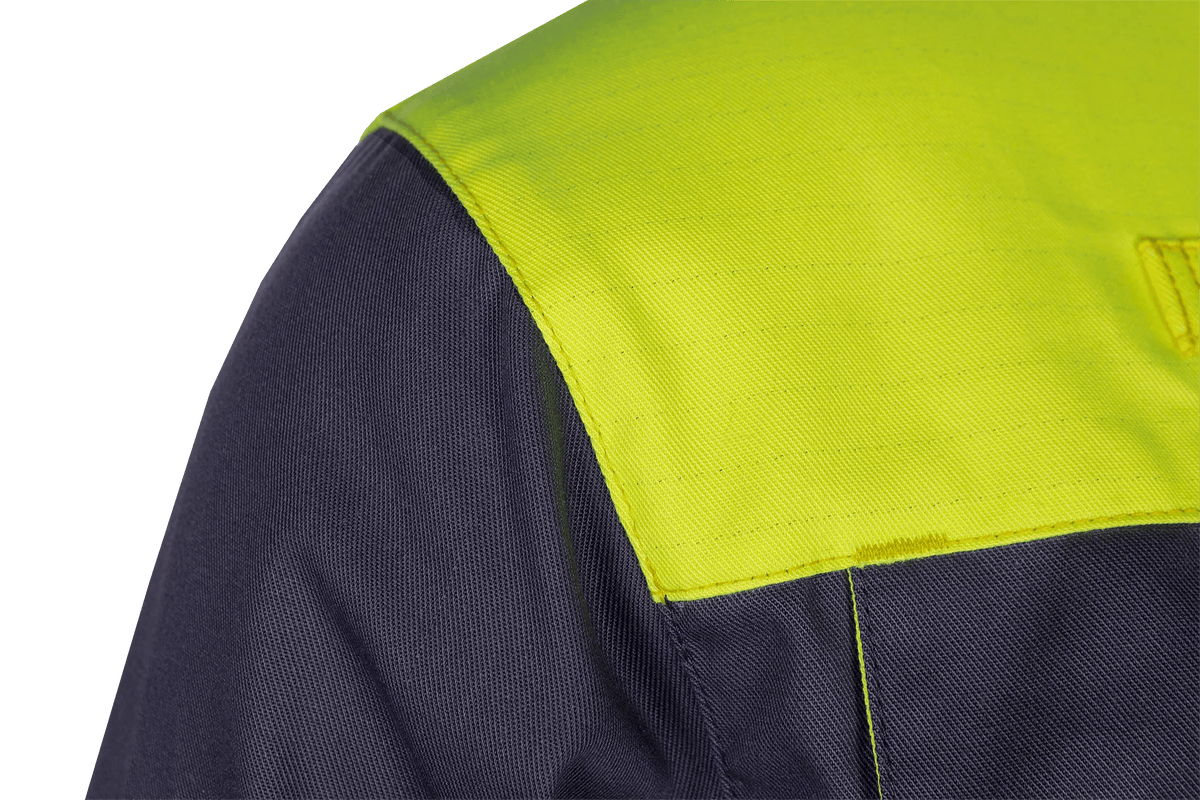 Sioen PRO Jasper in Navy blue/High-vis yellow