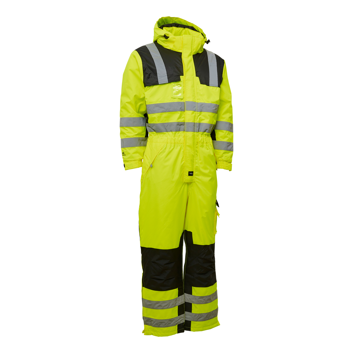 ELKA Rainwear Visible Xtreme Winter Thermal Coverall in Fl. Yellow/Black