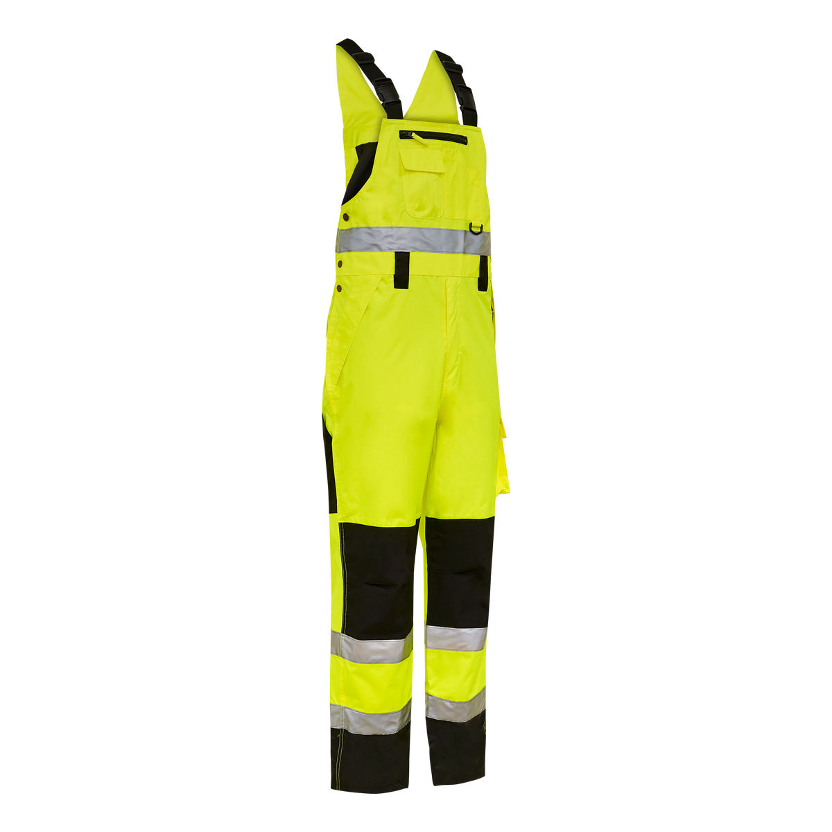 ELKA Rainwear Visible Xtreme Bib & Brace in Fl. Yellow/Black