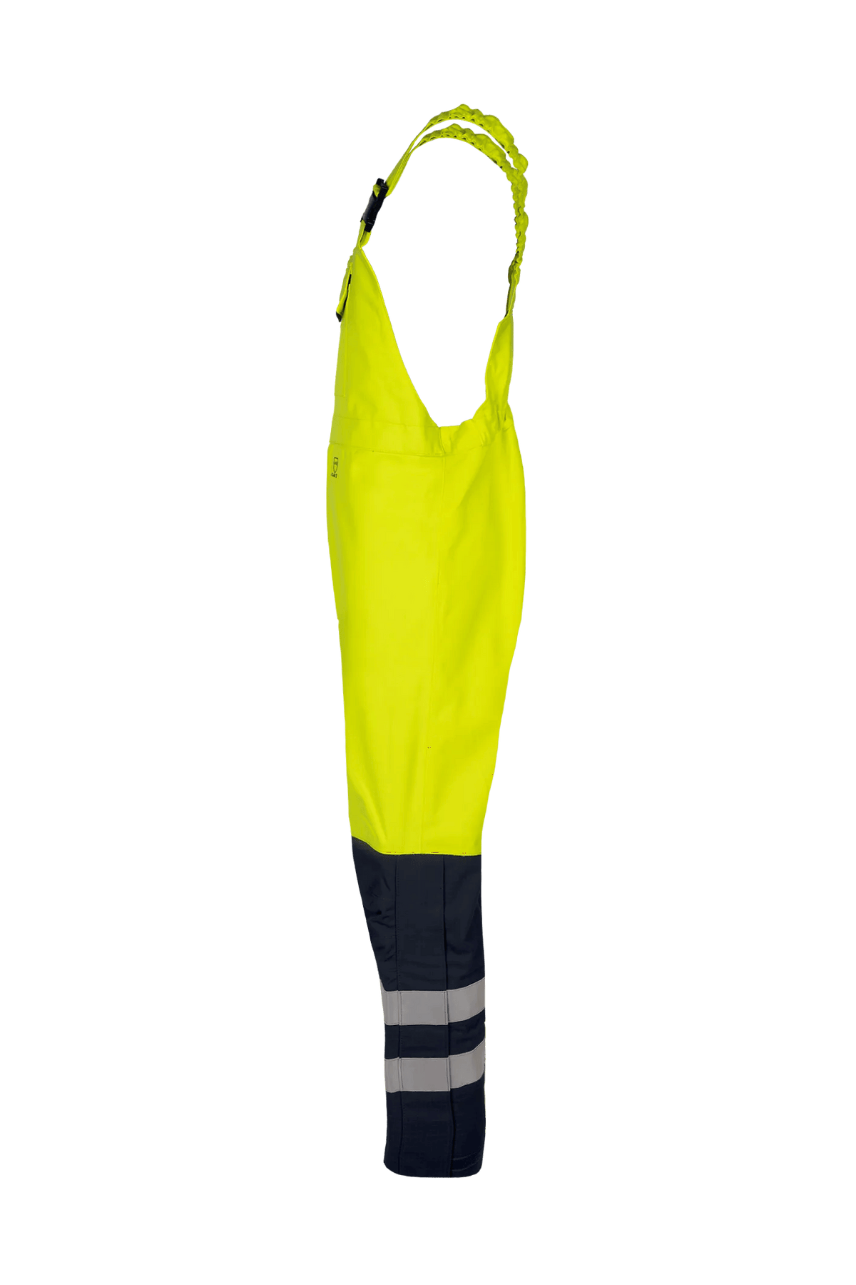 Sioen PRO Pedley in High-vis yellow/Navy blue, side view