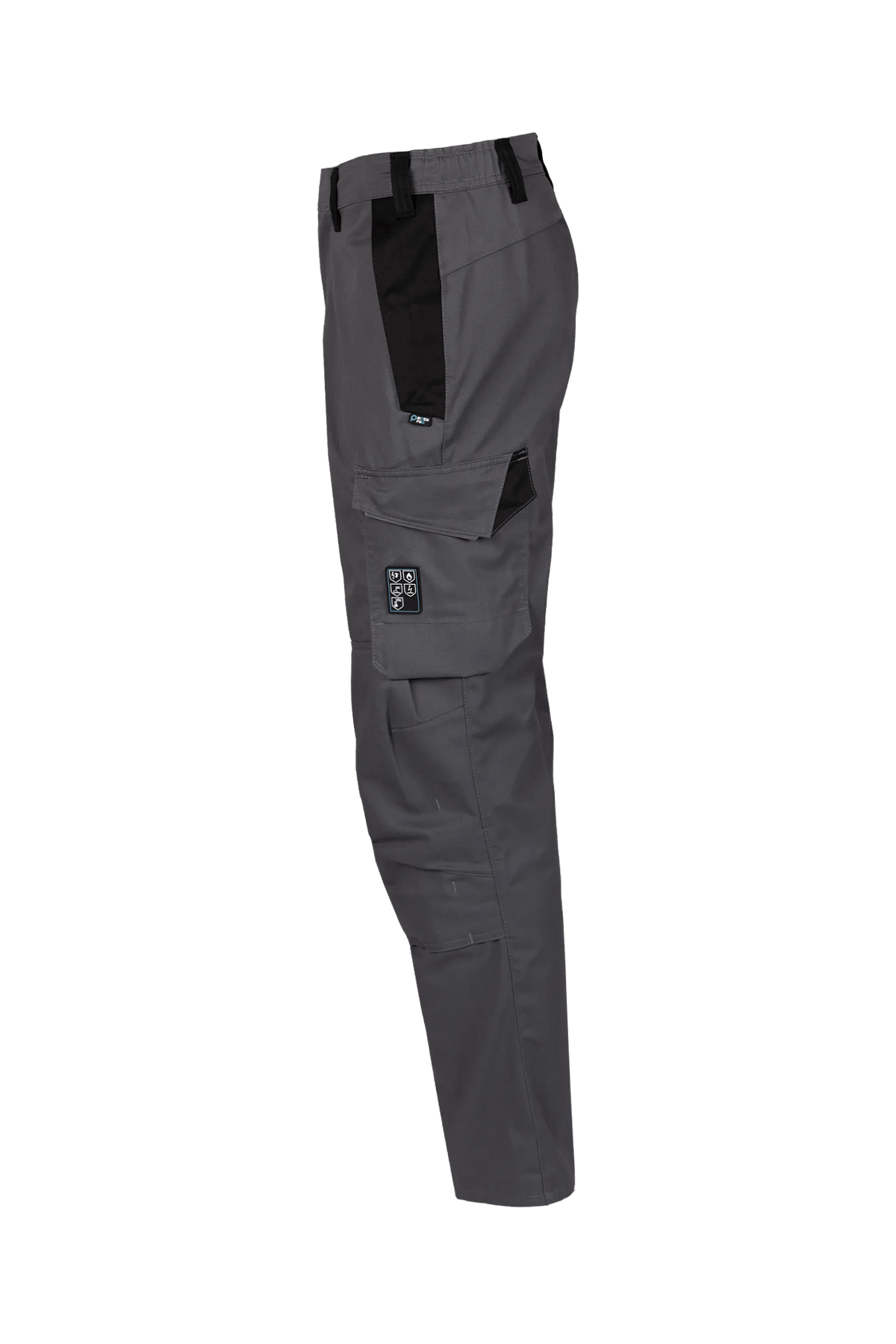 Sioen PRO Ostro in Anthracite grey/Black, side view