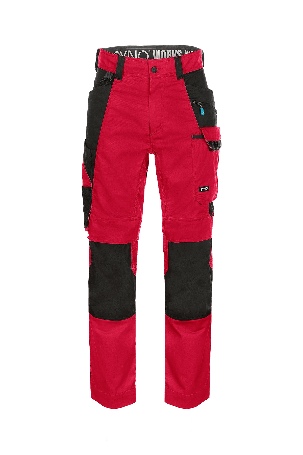 SYNQ Keeper in Red/Black, front view