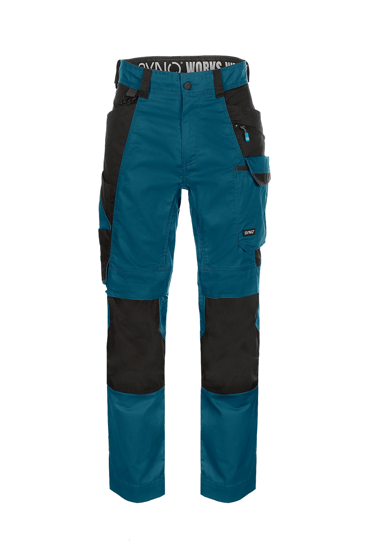 SYNQ Keeper in Petrol blue/Black, front view