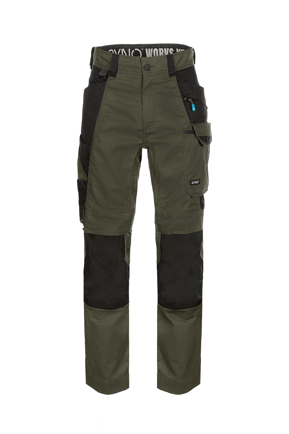 SYNQ Keeper in Khaki green/Black, front view
