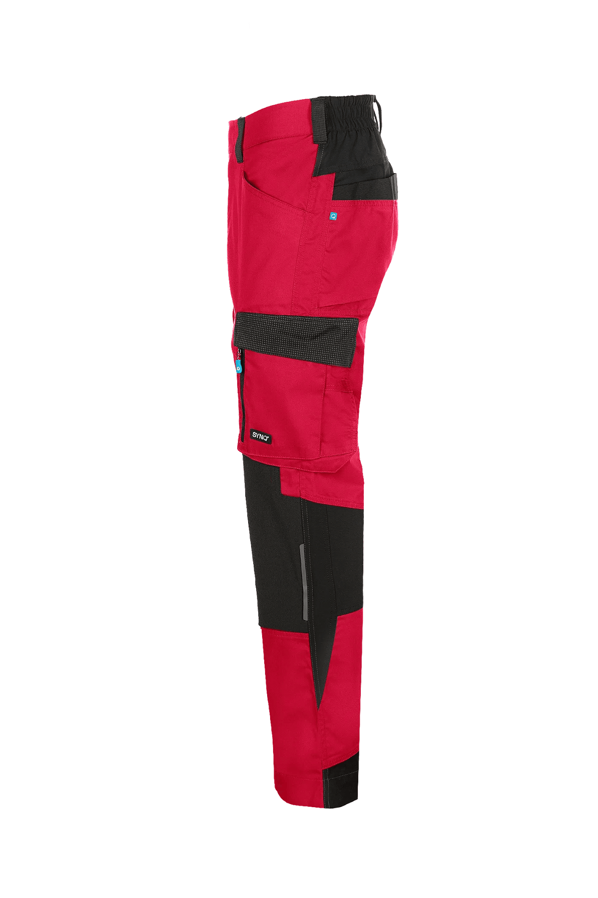 SYNQ Sqoot in Red/Black, side view