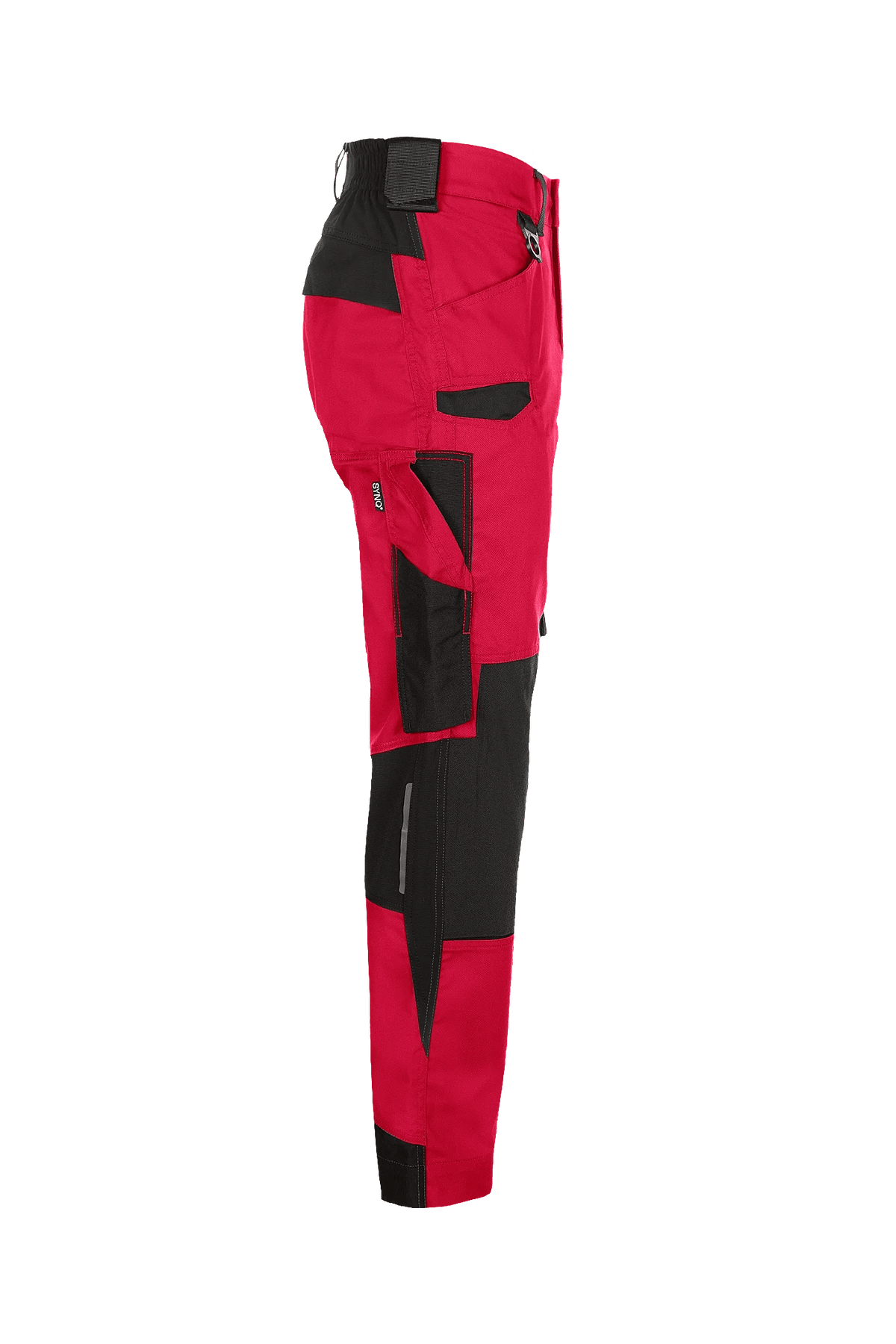 SYNQ Sqoot in Red/Black, side view