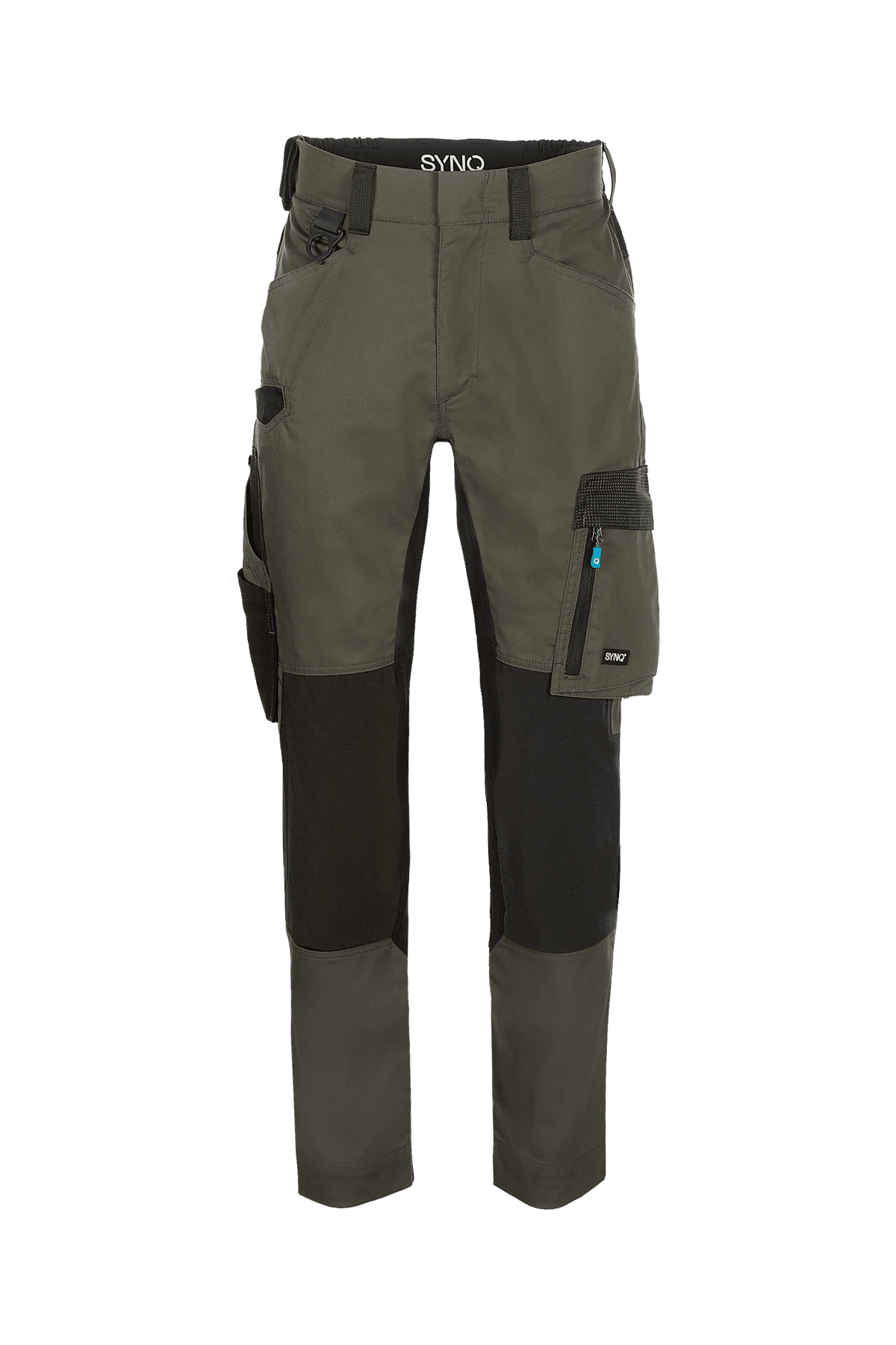 SYNQ Sqoot in Khaki green/Black, front view