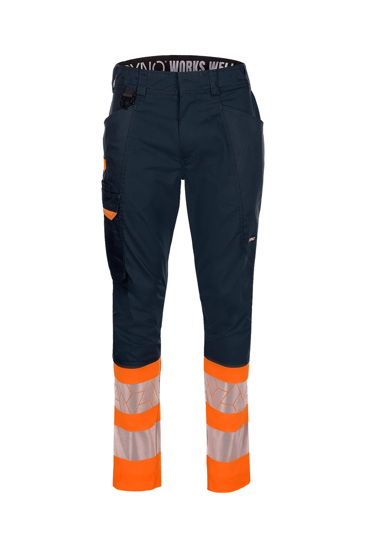 SYNQ Showup in Navy blue/High-vis orange, front view