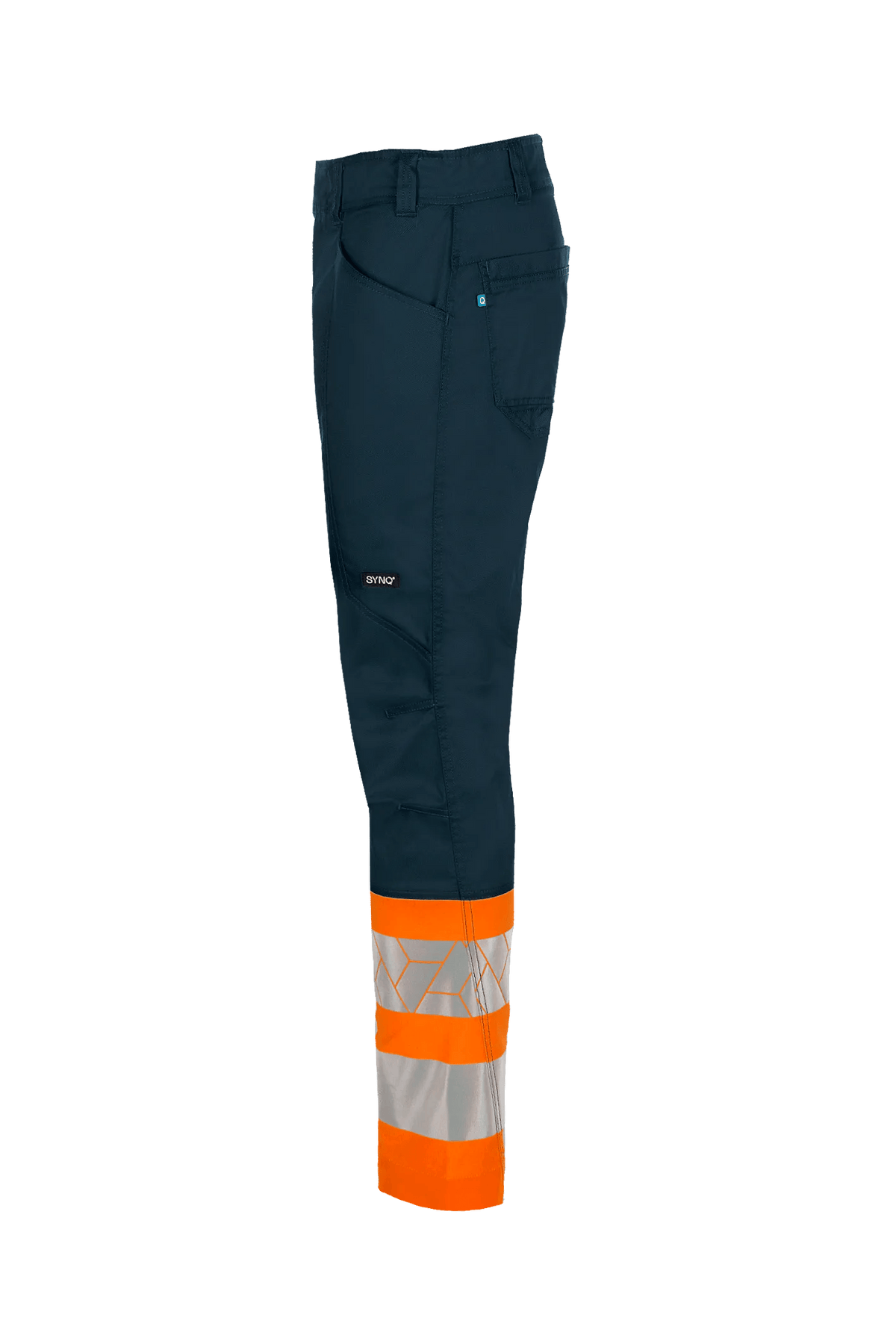 SYNQ Showup in Navy blue/High-vis orange, side view