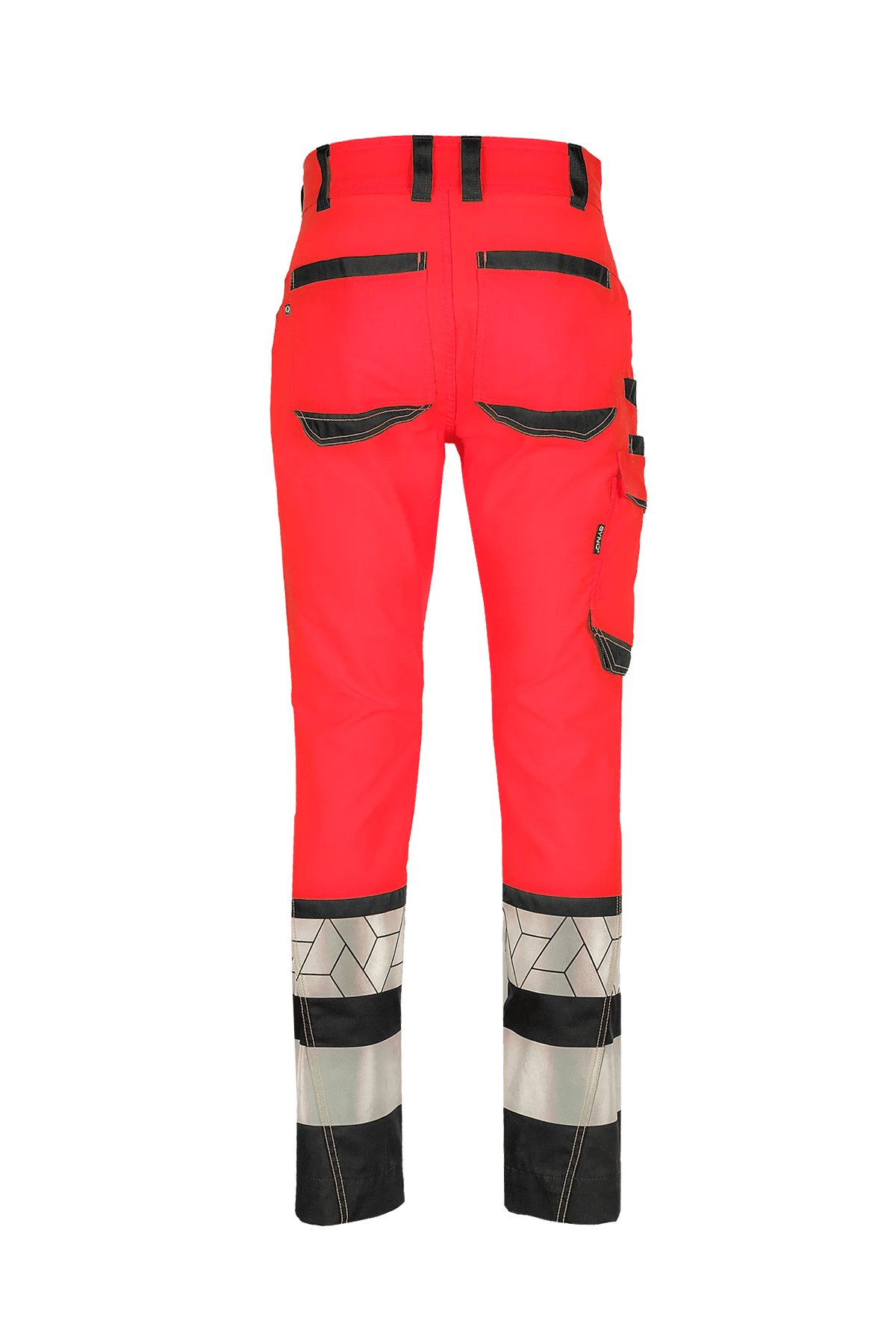 SYNQ Sighter in High-vis red/Black, back view