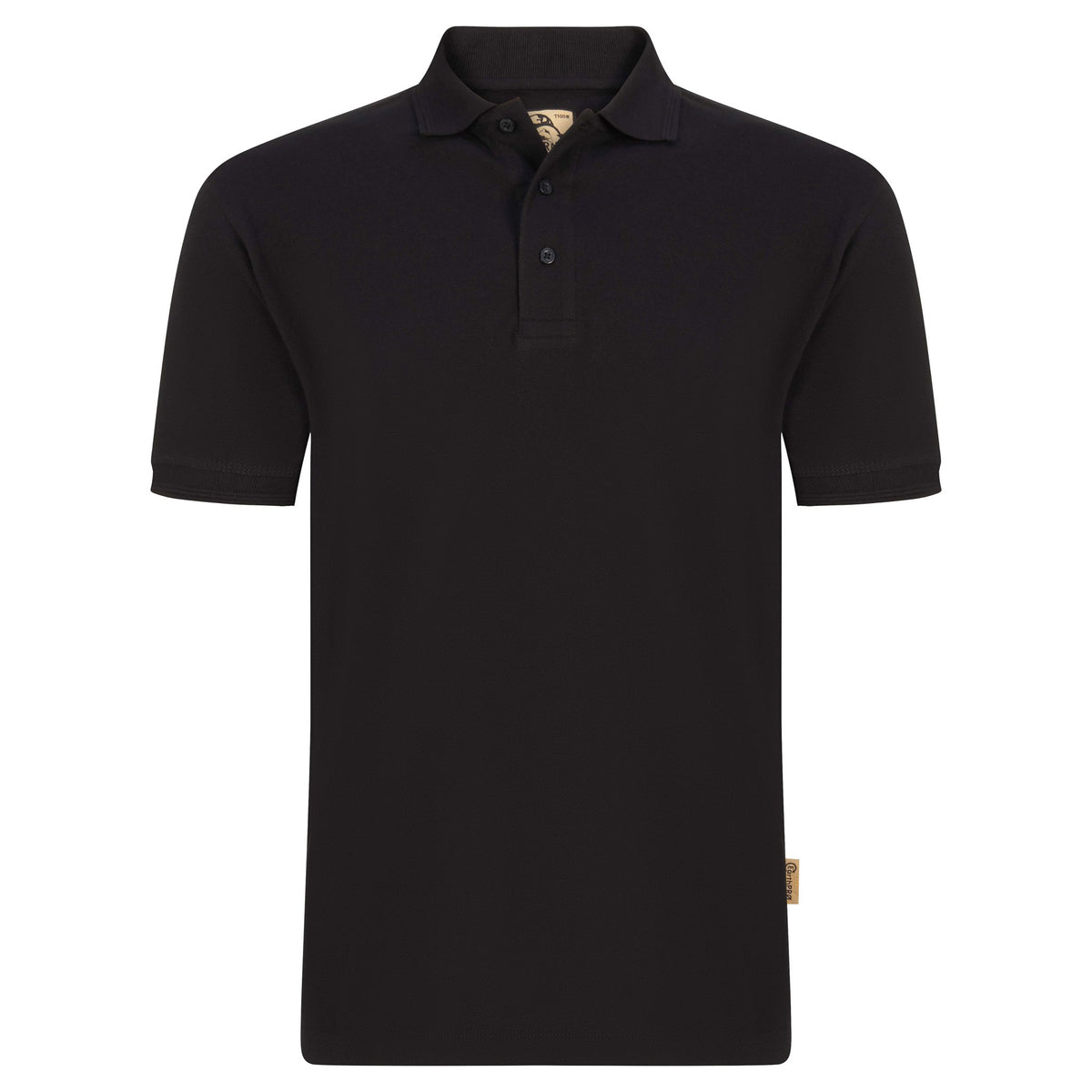 ØRN Osprey EarthPro® GRS Poloshirt – Black – front