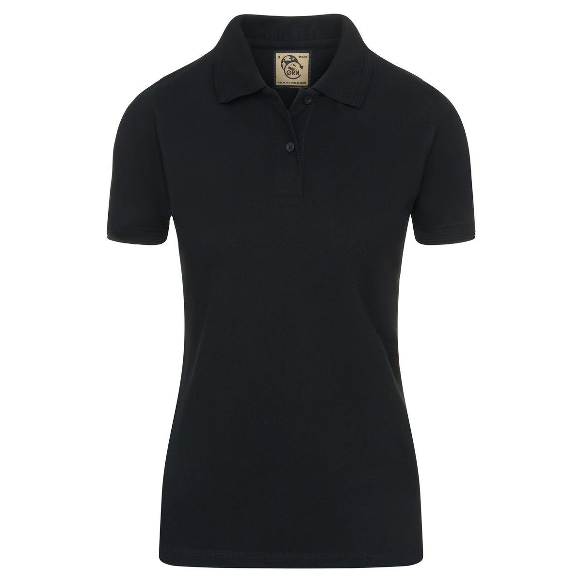 ØRN Ladies Osprey EarthPro® GRS Poloshirt – Black – front