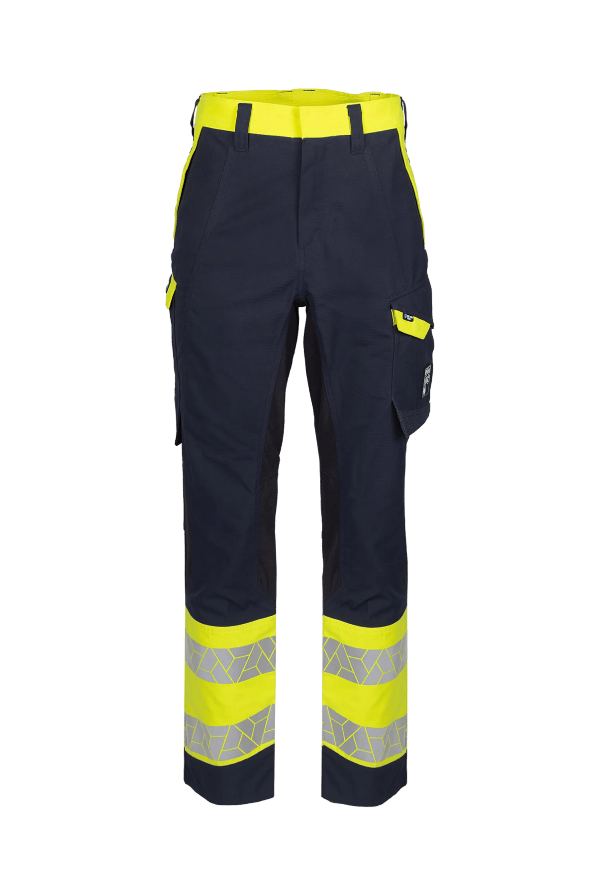Sioen PRO Byles in Navy blue/High-vis yellow, front view