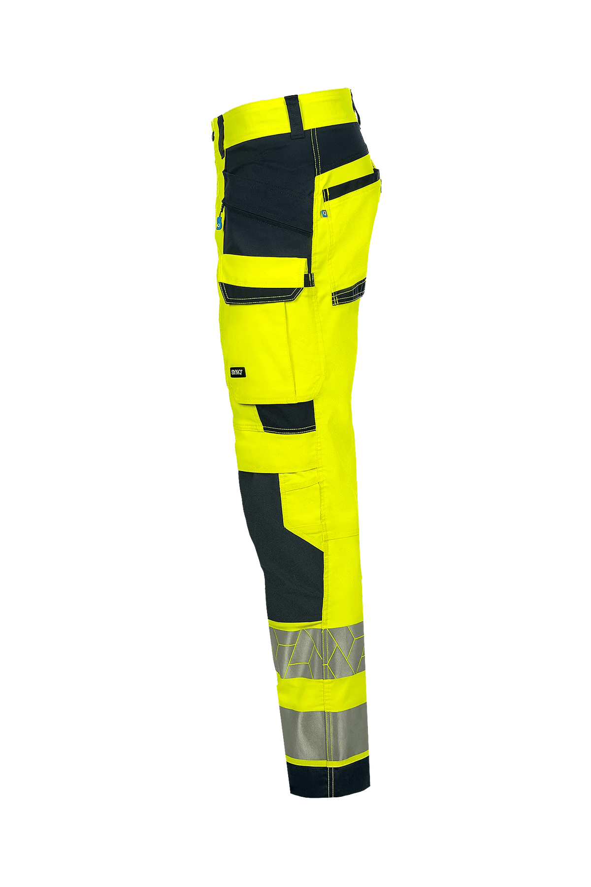 SYNQ Catchup in High-vis yellow/Navy blue, side view