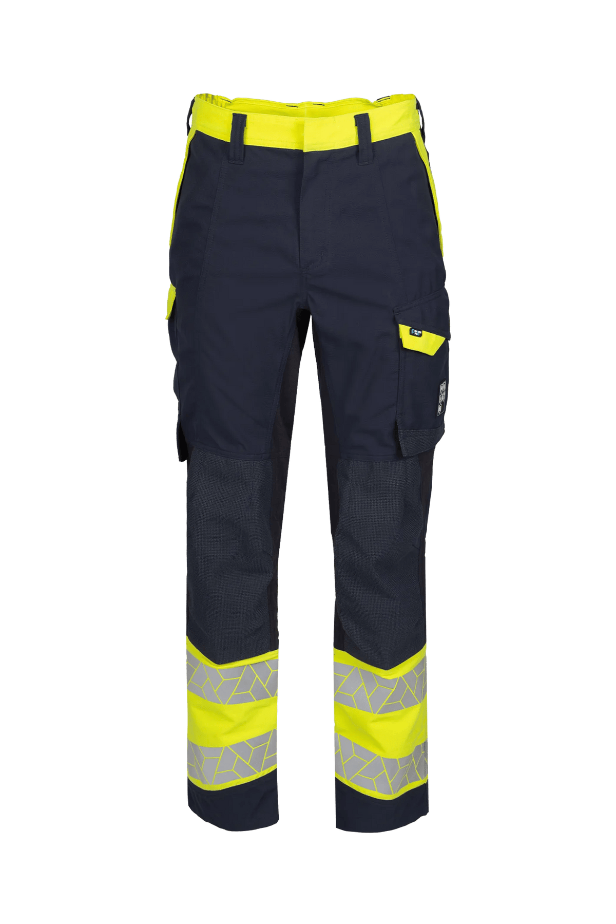 Sioen PRO Borly in Navy blue/High-vis yellow, front view