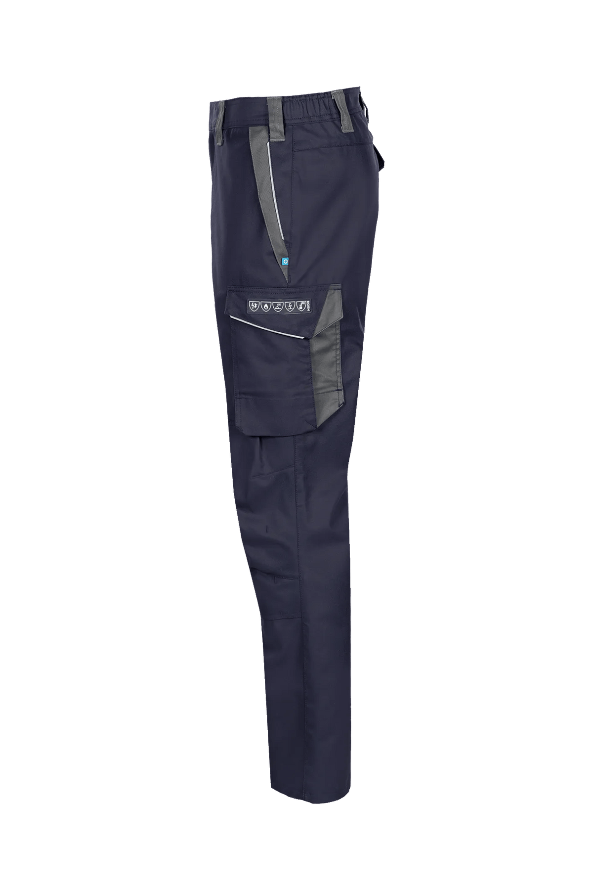Sioen PRO Astron in Navy blue/Anthracite grey, side view