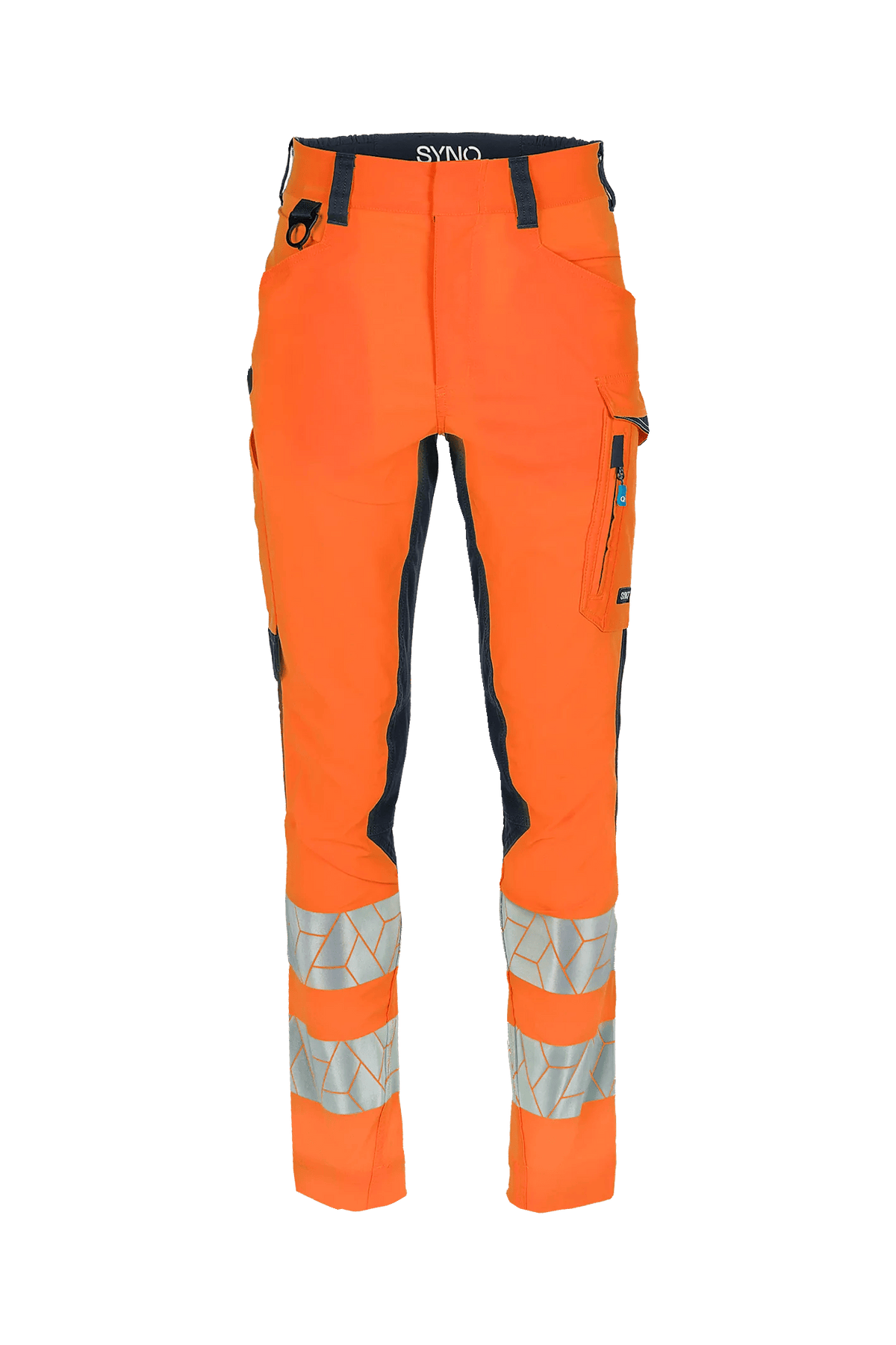 SYNQ Beaqon in High-vis orange/Navy blue, front view