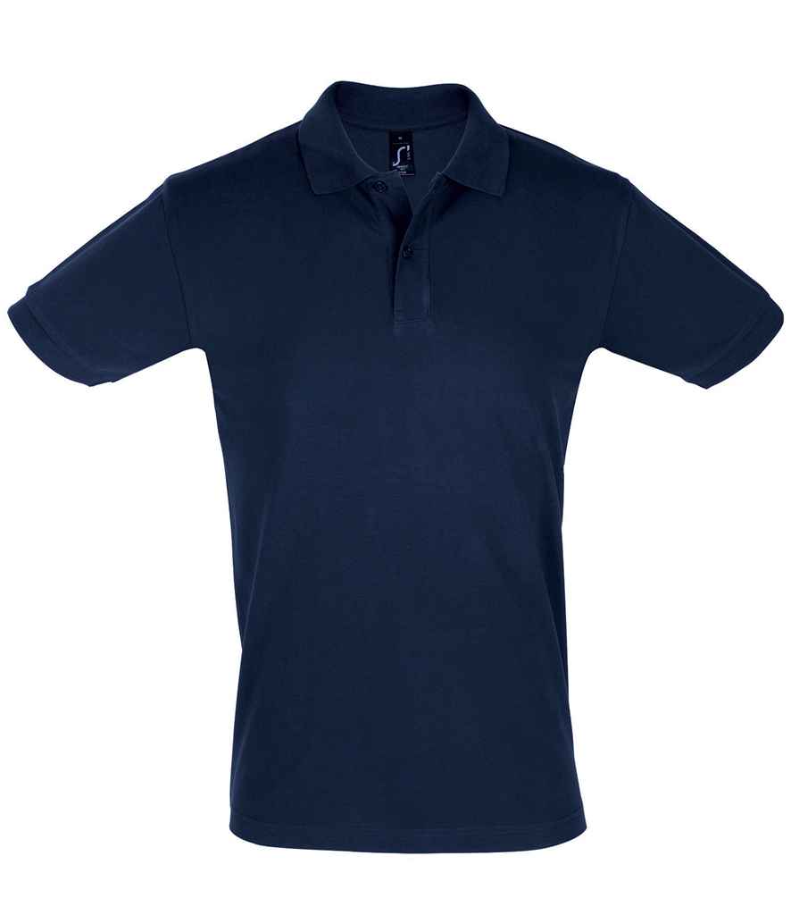 SOL'S Perfect Cotton Piqué Polo Shirt in French Navy, front view