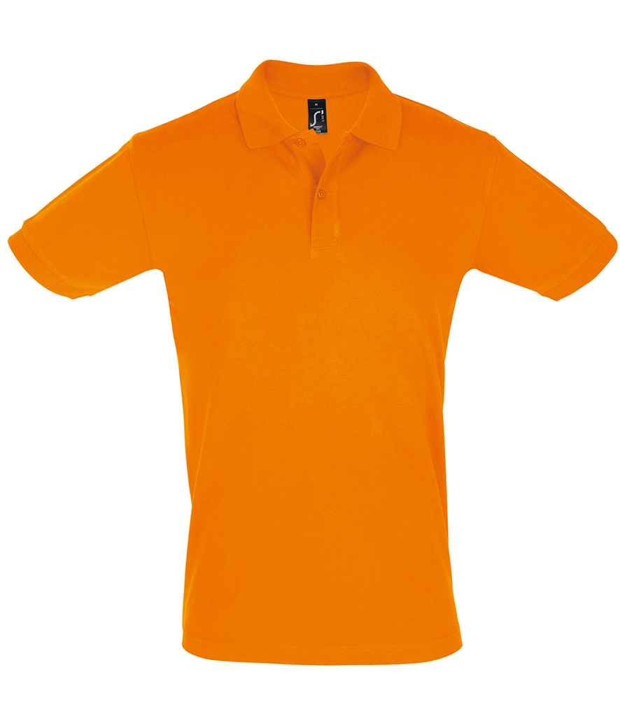SOL'S Perfect Cotton Piqué Polo Shirt in Orange, front view
