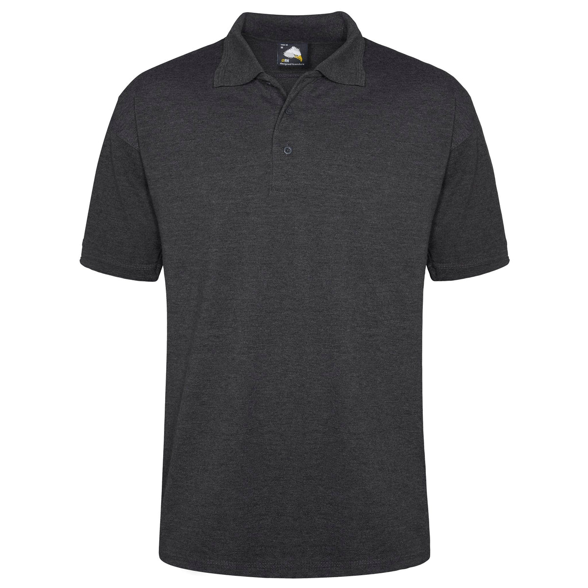 ØRN Eagle Poloshirt – Charcoal – front