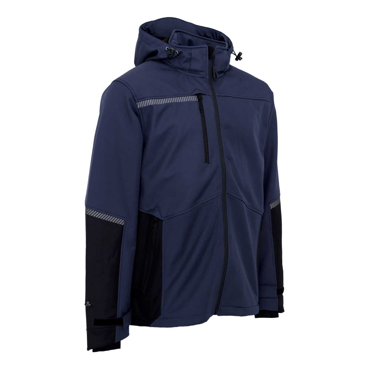 ELKA Rainwear Working Xtreme Recycled Softshell jacket in Navy/Black