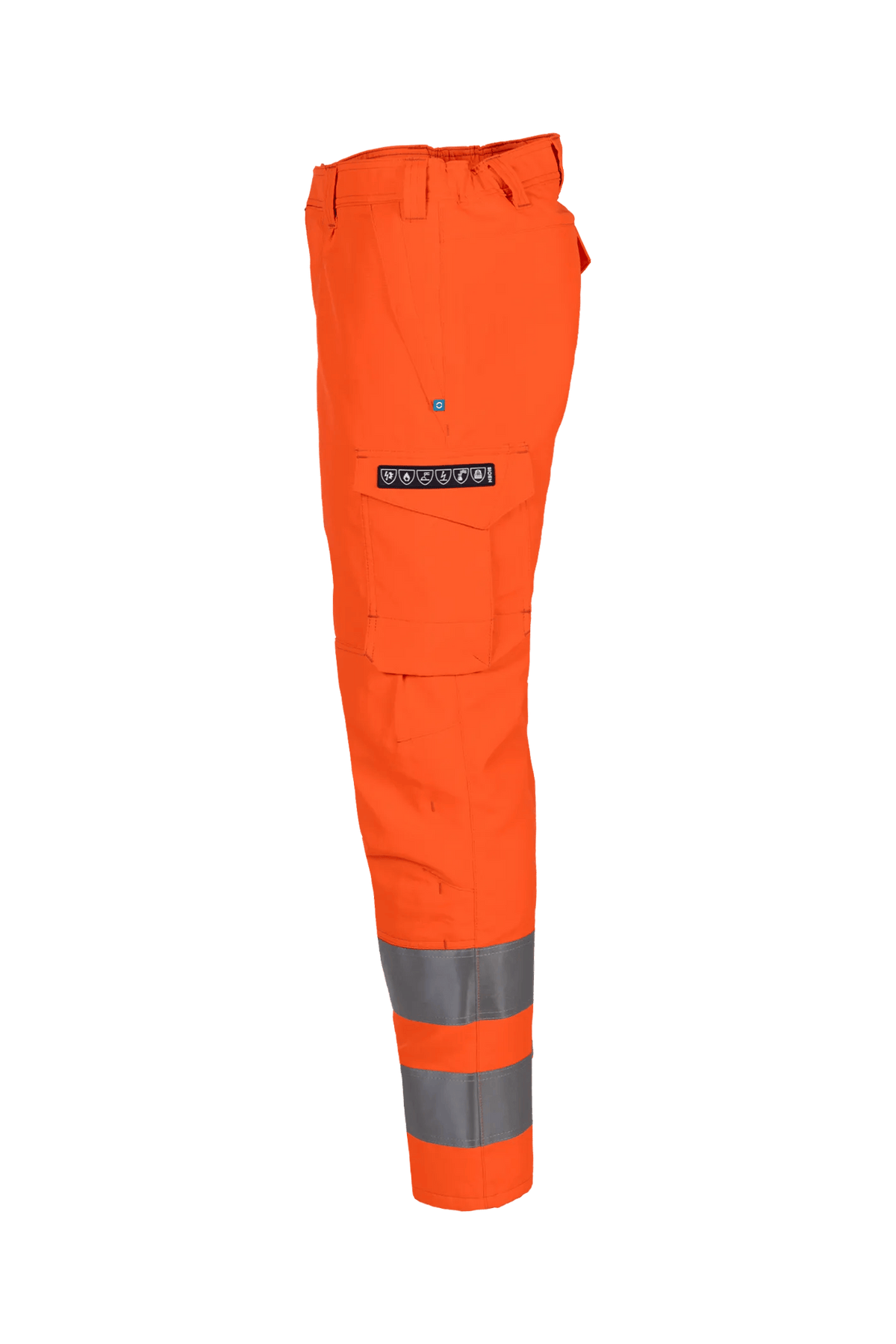 Sioen PRO Regor in High-vis orange, side view