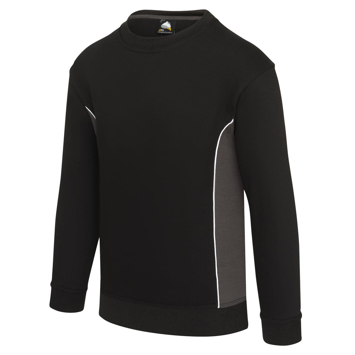 ØRN Silverswift Sweatshirt – Black - Graphite – side