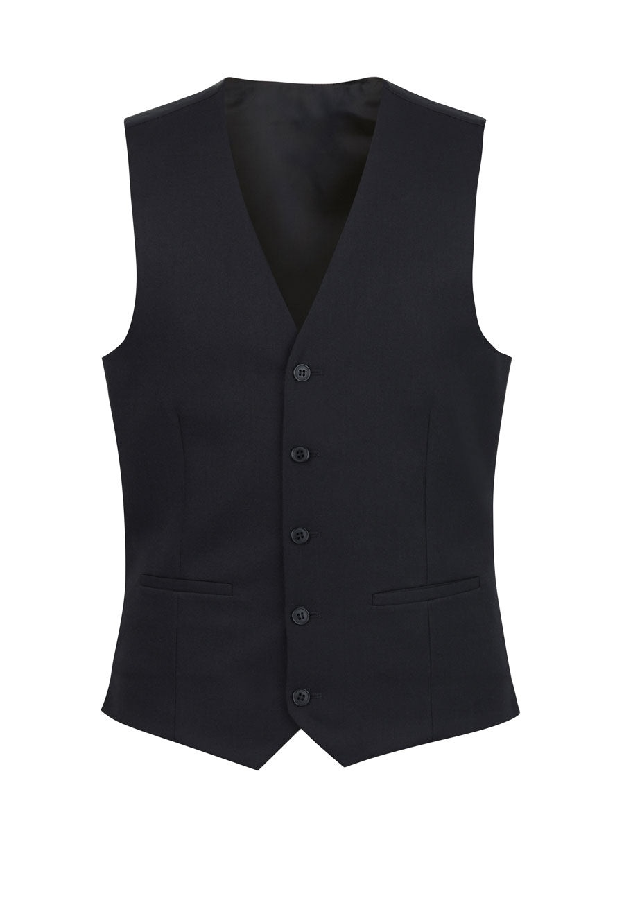 Brook Taverner Mercury Waistcoat in Black, image 2