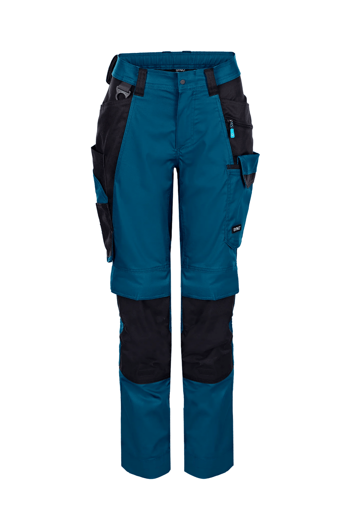 SYNQ Keeper Women in Petrol blue/Black, front view