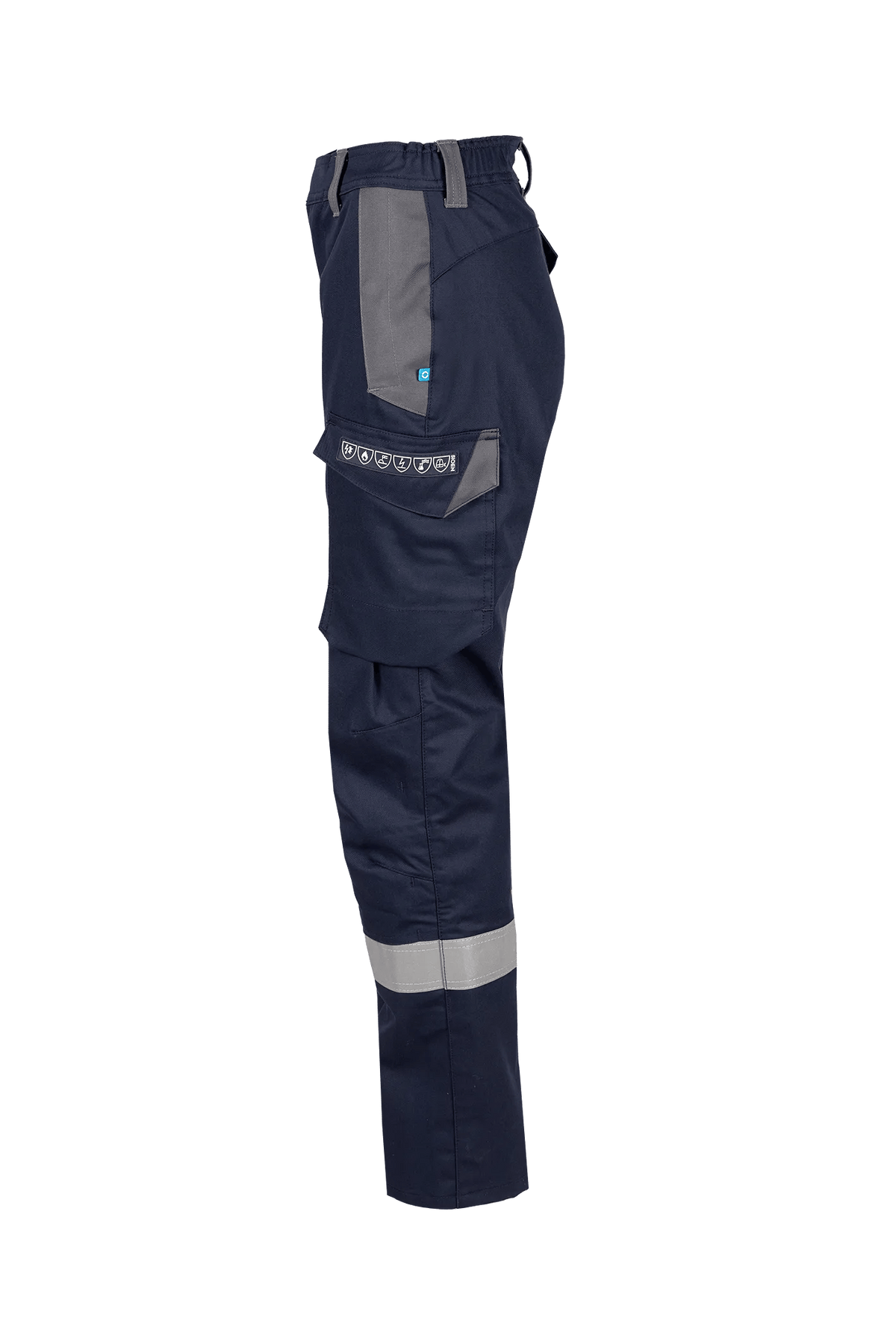 Sioen PRO Rigil Women in Navy blue/Anthracite grey, side view